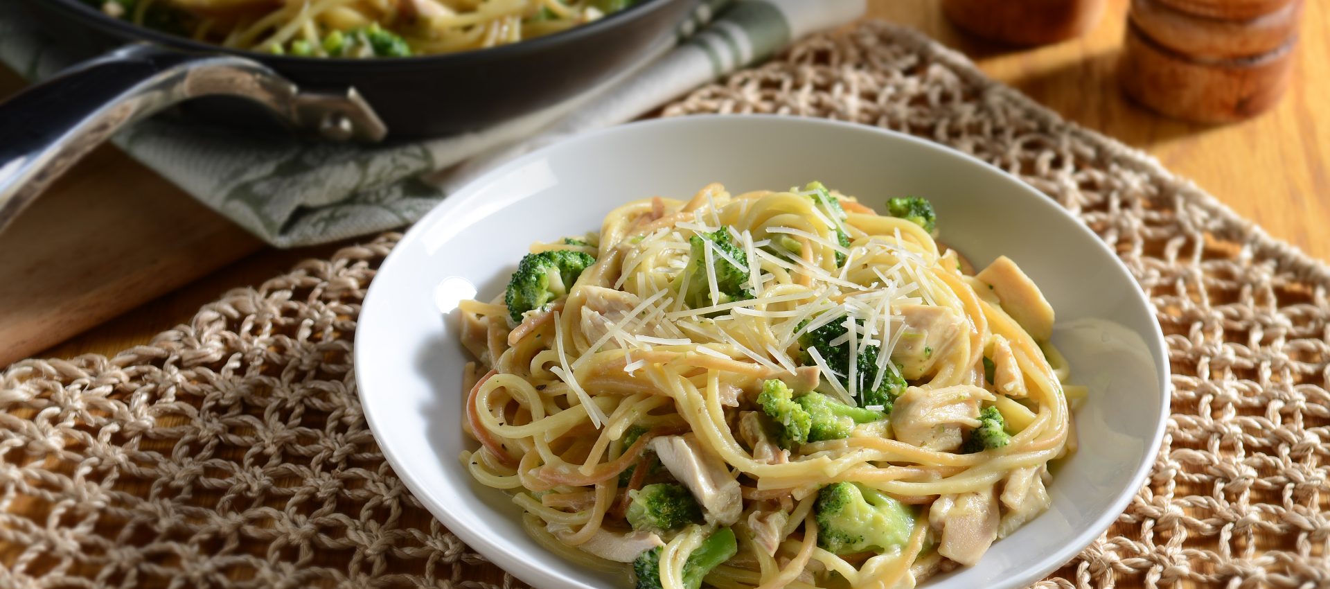 Cheesy-Rotisserie-Chicken-Skillet-Spaghetti-1-HR-1920x850 Cheesy Chicken Skillet Spaghetti