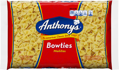 100-Bow-Ties-400 100% Semolina Bowties